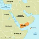 Yémen : carte de situation - crédits : Encyclopædia Universalis France