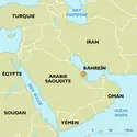 Bahreïn : carte de situation - crédits : Encyclopædia Universalis France