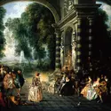 Les Plaisirs du bal, A. Watteau - crédits :  Bridgeman Images 