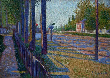 <it>L'Embranchement de Bois-Colombes</it>, tableau de Paul Signac - crédits : De Agostini/ Getty Images