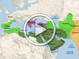 Naissance et expansion de l'Islam - crédits : Encyclopædia Universalis France