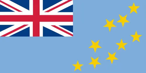 Tuvalu : drapeau - crédits : Encyclopædia Universalis France