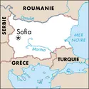 Sofia : carte de situation - crédits : © Encyclopædia Universalis France