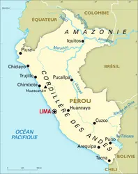 Pérou : carte générale - crédits : Encyclopædia Universalis France