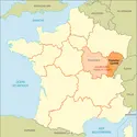 Ancienne région Franche-Comté - crédits : © Encyclopædia Universalis France