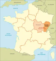 Ancienne région Franche-Comté - crédits : © Encyclopædia Universalis France