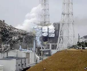 Centrale nucléaire de Fukushima-Daiichi après l'accident - crédits : Tokyo Electric Power Company
