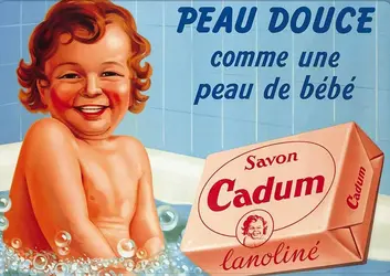 Publicité pour le savon Cadum - crédits : © D.R.