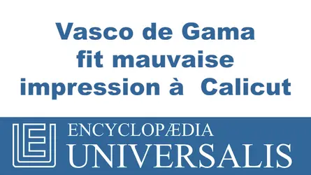 Vasco de Gama en Inde - crédits : © 2013 Encyclopædia Universalis