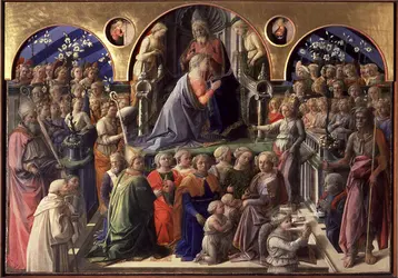 Le Couronnement de la Vierge, Fra Filippo Lippi - crédits :  Bridgeman Images 