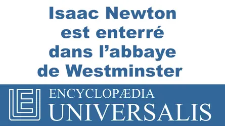 Isaac Newton - crédits : © 2013 Encyclopædia Universalis