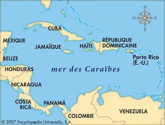 Mer des Caraïbes - crédits : © Encyclopædia Universalis France