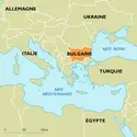 Bulgarie : carte de situation - crédits : Encyclopædia Universalis France