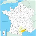 Hérault : carte de situation - crédits : © Encyclopædia Universalis France