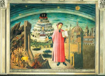 La Divine Comédie, poème de Dante Alighieri - crédits : G. Nimatallah/ De Agostini/ Getty Images