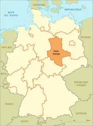 Land de Saxe-Anhalt - crédits : © Encyclopædia Universalis France