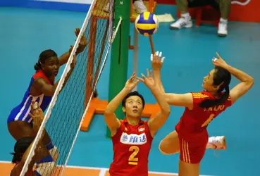 Match de volley-ball féminin - crédits : © China Photos/ Getty Images Sport/ Getty Images