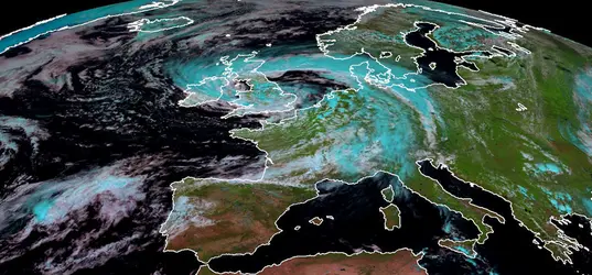 Dépression météorologique - crédits : Eumetsat