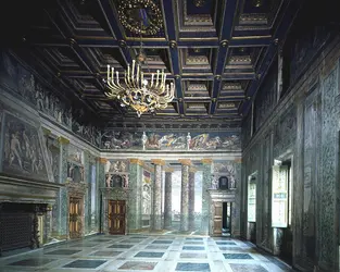 Décor en trompe l'œil, villa Farnésine, Rome, Italie - crédits :  Bridgeman Images 