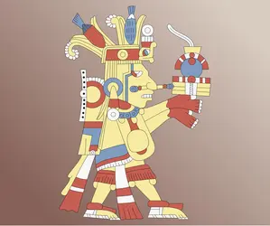 Centeotl, divinité aztèque du maïs - crédits : Encyclopædia Universalis France