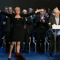 Marine et Jean-Marie Le Pen - crédits : Patrick Durand/ Getty Images/ AFP