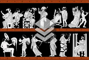 Les dieux de l’Olympe - crédits : Encyclopædia Universalis France