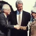Accords de Washington, 1993 - crédits : MPI/ Archive Photos/ Getty Images