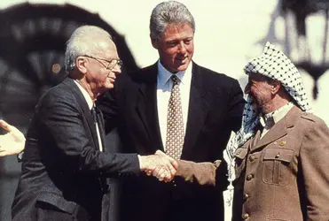 Accords de Washington, 1993 - crédits : MPI/ Archive Photos/ Getty Images