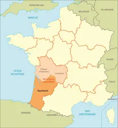 Ancienne région Aquitaine - crédits : © Encyclopædia Universalis France