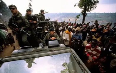 Opération Turquoise au Rwanda, 1994 - crédits : José Nicolas/ Corbis/ Getty Images