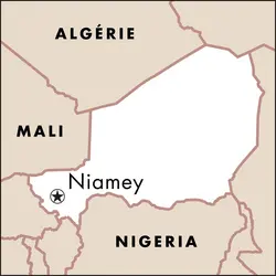 Niamey : carte de situation - crédits : © Encyclopædia Universalis France
