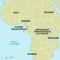 Guinée équatoriale : carte de situation - crédits : Encyclopædia Universalis France