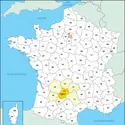 Lot : carte de situation - crédits : © Encyclopædia Universalis France