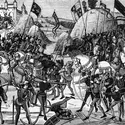 Bataille de Crécy, 1346 - crédits : Hulton Archive/ Getty Images