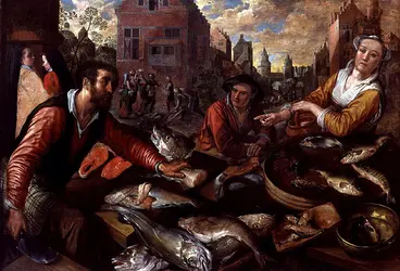 Marché aux poissons, J. Beuckelaer - crédits :  Bridgeman Images 