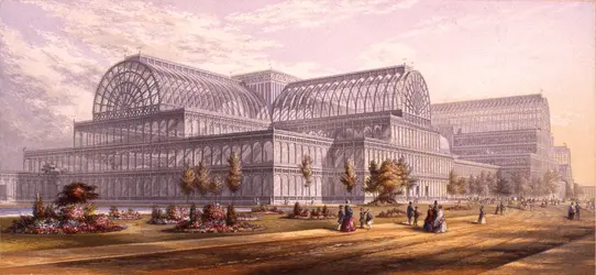 Crystal Palace, premier temple de l’industrie triomphante - crédits : Library of Congress, Washington, D.C. 
