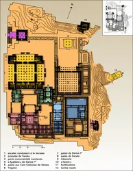 Persépolis : plan général - crédits : Encyclopædia Universalis France