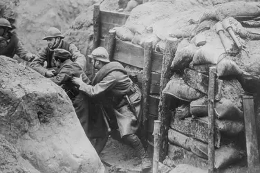 Poilus lors de la Première Guerre mondiale - crédits : © Bettmann/ Getty Images
