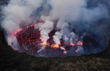 Lac de lave du Nyiragongo, République démocratique du Congo - crédits : © Cai Tjeenk Willink/ D.R.