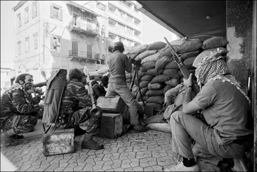 Guerre civile au Liban - crédits : Claude Salhani/ Sygma/ Getty Images