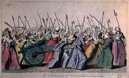 Marche des femmes sur Versailles, 5 octobre 1789 - crédits : © Bulloz/ The Bridgeman Art Library