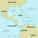 Costa Rica : carte de situation - crédits : Encyclopædia Universalis France