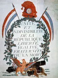 Premiers principes de la République française - crédits : © AKG-images