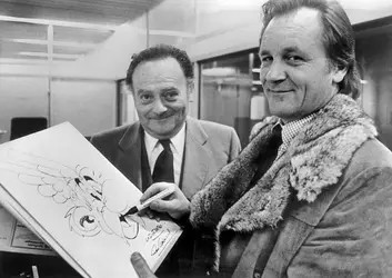 René Goscinny et Albert Uderzo - crédits :  STAFF/ AFP