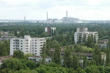 Pripyat (Ukraine) désertée après une contamination radioactive - crédits : International Atomic Energy Agency