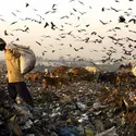 Décharge d'ordures - crédits : Manpreet Romana/ AFP