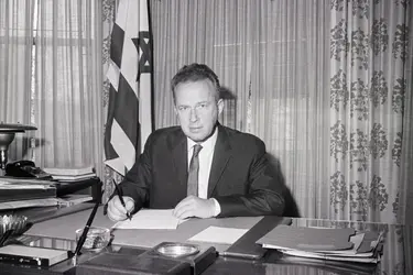 Itzhak Rabin - crédits : © Bettmann/ Getty Images