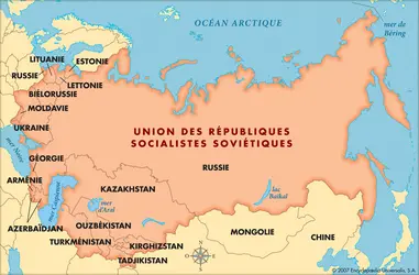 Union des républiques socialistes soviétiques - crédits : © Encyclopædia Universalis France