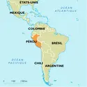 Pérou : carte de situation - crédits : Encyclopædia Universalis France