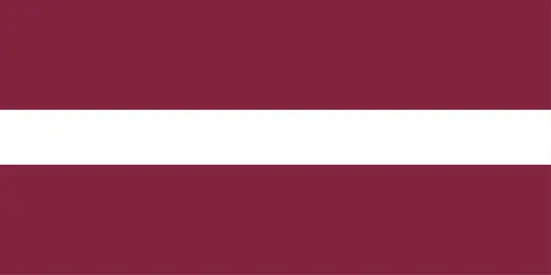 Lettonie : drapeau - crédits : Encyclopædia Universalis France